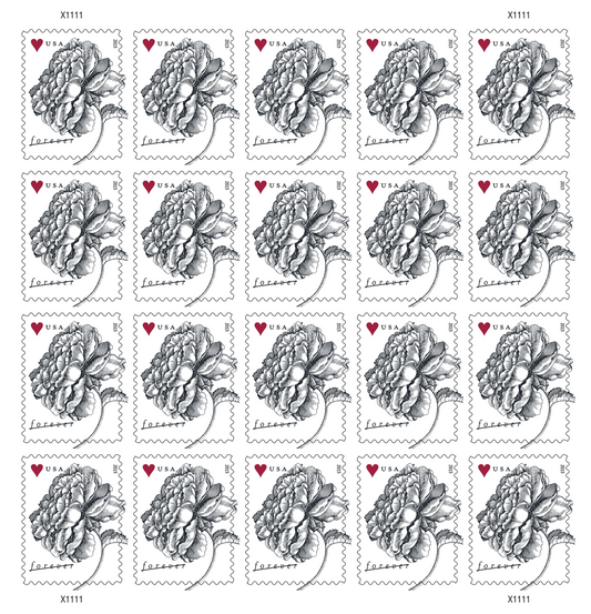 Forever Stamps 2015 Vintage Rose – Wedding Invitation & Love Celebration, First-Class Postage