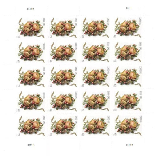 NOT Forever Stamp-Two-Ounce Stamps 2017 Celebration Corsage – Wedding Mail, First-Class Rate