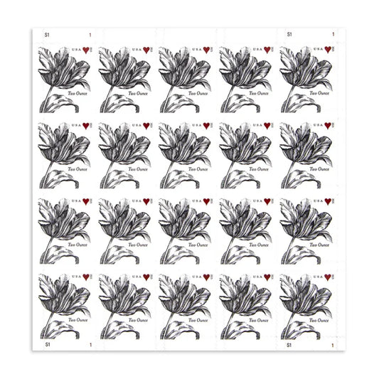 NOT Forever Stamp-Two-Ounce Stamps 2015 Tulip – Wedding Invitation, First-Class Postage