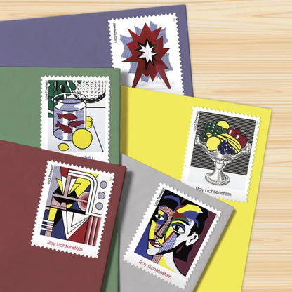 Forever Stamps 2023 Roy Lichtenstein – Pop Art Collection, First-Class Postage