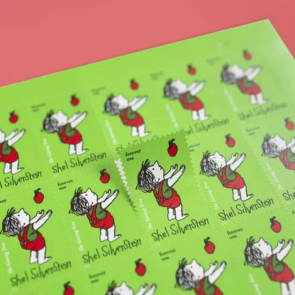 Forever Stamps 2022 Shel Silverstein – The Giving Tree Literary Tribute, First-Class Postage