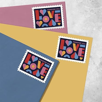 Forever Stamps 2021 Love – Love & Celebration, First-Class Postage
