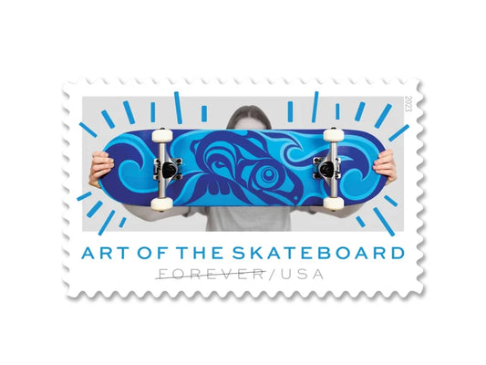 Forever Stamps 2023 Art of the Skateboard – Contemporary Art Collection, First-Class Postage $19.99 – $149.99 The bold artwork emblazoned on a skateboard de
