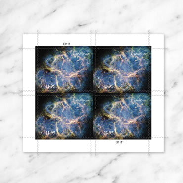 NOT Forever Stamp-$11.95 Stamps 2026 Crab Nebula – Astronomy Collection, Priority Mail Rate