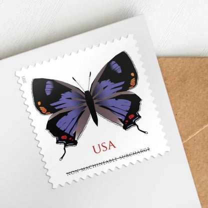 NOT Forever Stamp-$1.27 Stamps 2021 Colorado Hairstreak Butterfly – Non-Machinable Surcharge, First-Class Rate