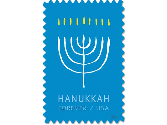 Forever Stamps 2024 Hanukkah – Holiday Celebration, First-Class Postage
