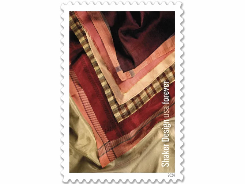 Forever Stamps 2024 Shaker Design – American Craft & Architecture, First-Class Postage